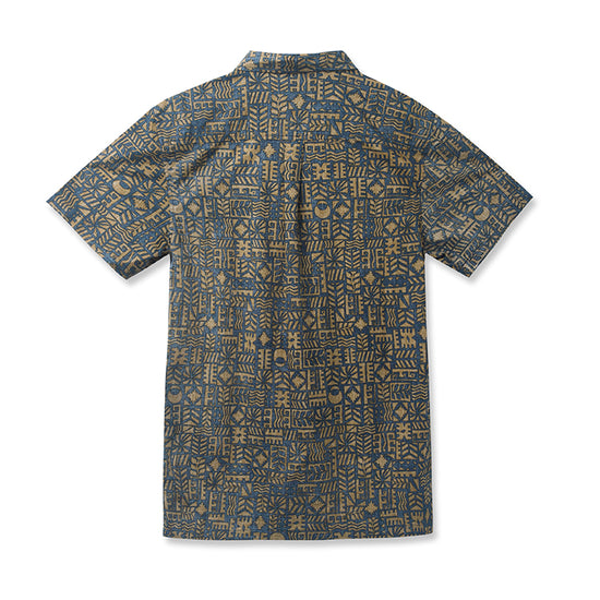Geometric Element Design Printed Collection Hawaiian Shirts