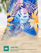 Tropical Print Sand Proof Microfiber Beach Towel