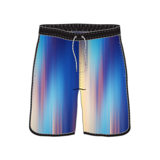 Scollap Hem Color Gradient Collection Swim Trunks