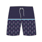 Straight Hem Stripes & Small Elements Collection Boardshorts