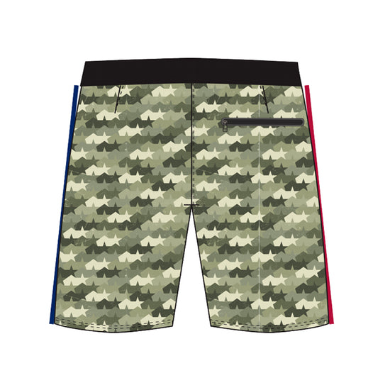 Straight Hem Camouflage Collection Boardshorts
