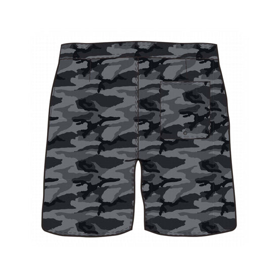 Straight Hem Camouflaged Collection Swim Trunks