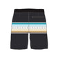 Straight Hem Striped Design Collection Boardshorts