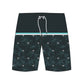Straight Hem Stripes & Small Elements Collection Boardshorts