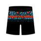 Straight Hem Striped & Floral Printed Collection Boardshorts