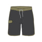 Scollap Hem Solid Color Collection Boardshorts