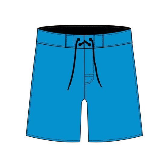 Straight Hem Solid Color Collection Boardshorts