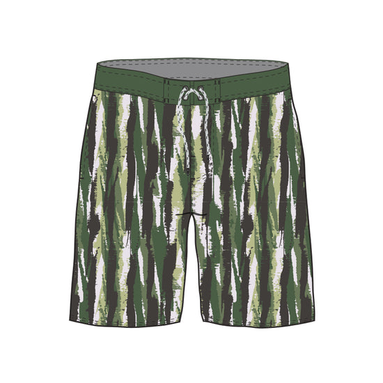 Straight Hem Camouflage Collection Boardshorts