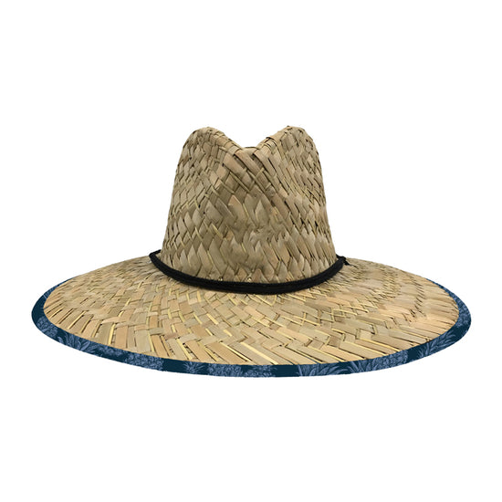 Custom Flower Pattern Holiday Straw Hat