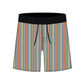 Straight Hem Striped Design Collection Boardshorts