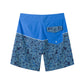 Geometric Stitching Design Collection Performance Board Shorts