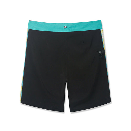Flower & Colorblock Design Collection Performance Board Shorts