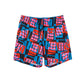 Men Letter Printed Collection Collection Atheletic Shorts