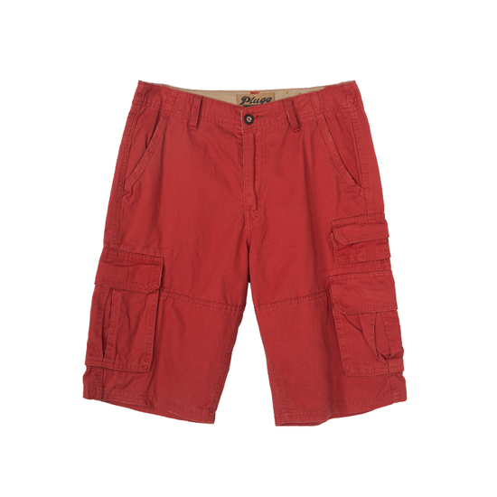 Solid Color Design Collection Cargo Hybrid Shorts