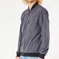 Grey Motorcycle Windbreaker Jacket With Black Border