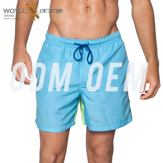 Custom short swim trunk Mens swim Shorts 15" repreve Breathable waterproof swim trunks for men