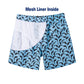 Men‘s Dolphin Sky Blue Quick Drying Swim Shorts