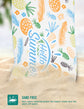 Fruits Print Sand Proof Microfiber Beach Towel